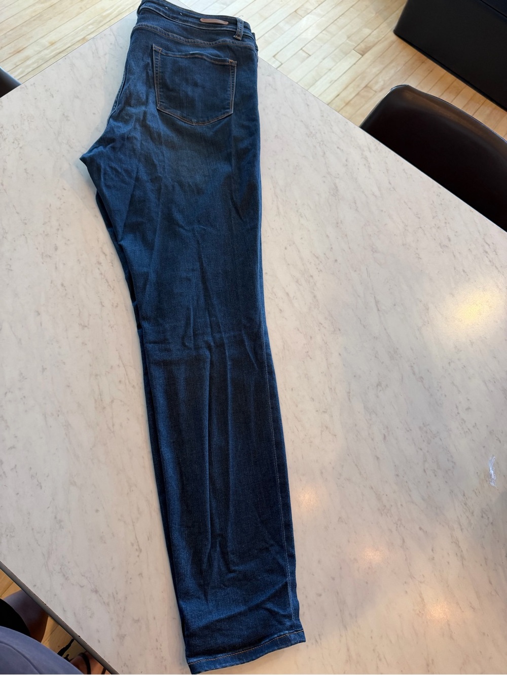 Caslon Women’s Skinny Dark Blue Denim Jeans, size 32